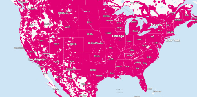 Best Cell Service Near Me - Carrier Coverage Map